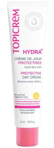 Topicrem Hydra+, крем, 40 мл, 1 шт, дневной, SPF 50 фото
