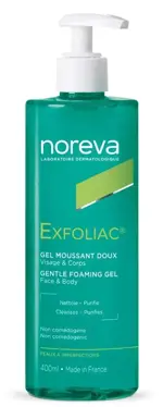 Noreva Exfoliac гель для лица и тела мягкий очищающий, гель, 400 мл, 1 шт. фото
