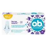 O.b. extra defence normal, тампоны женские гигиенические, 16 шт. фото