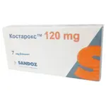 Костарокс, 120 мг, таблетки, покрытые оболочкой, 7 шт. фото