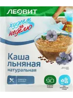 Леовит Худеем за неделю Каша льняная, каша, 30 г, 1 шт. фото