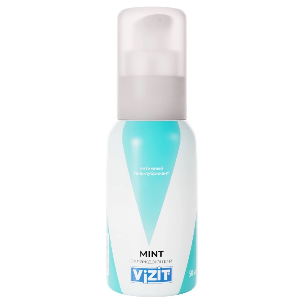Vizit Mint охлаждающий гель-лубрикант, гель, 50 мл, 1 шт. фото