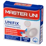 Master Uni Unifix Лейкопластырь фиксирующий, 1 см х 500 см, пластырь, 1 шт, тканевая основа фото