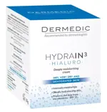 Дермедик Hydrain 3 Hialuro Hidrating Cream SPF15, крем, 50 мл, 1 шт, для лица шеи и зоны декольте фото