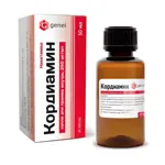 Кордиамин, 250 мг/мл, раствор для приема внутрь, 30 мл, 1 шт. фото