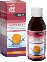 Ангинoff готовое полоскание, раствор для полоскания полости рта, 250 мл, 1 шт, календула фото