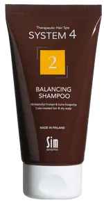 System 4 Терапевтический шампунь №2, шампунь, 75 мл, 1 шт, для сухой кожи головы, сухих, поврежденных и окрашенных волос фото