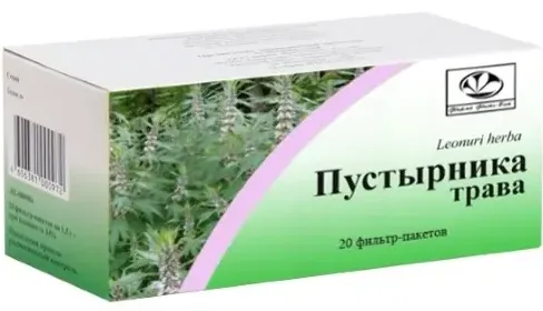 Пустырника трава, сырье растительное измельченное, 1.5 г, 20 шт. фото