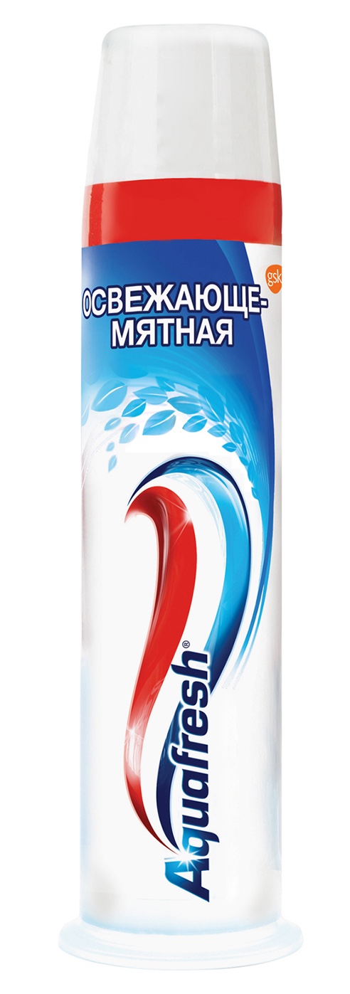 Aquafresh 3+ Зубная паста Освежающе-мятная, паста зубная, 100 мл, 1 шт, помпа фото