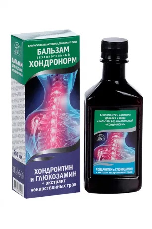 Бальзам Хондронорм безалкогольный Хондроитин + Глюкозамин + Экстракт трав, бальзам, 250 мл, 1 шт. фото