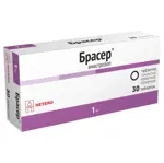 Брасер, 1 мг, таблетки, покрытые пленочной оболочкой, 30 шт. фото