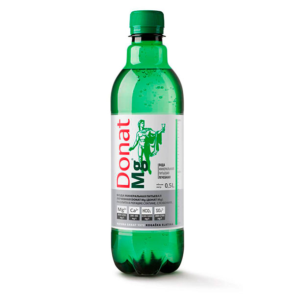 Вода минеральная Donat Mg лечебная, 500 мл, 1 шт, в пластиковой бутылке фото