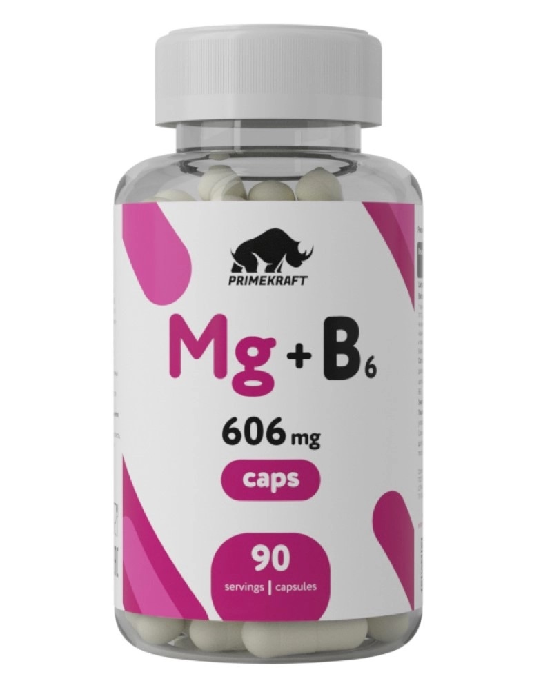 Prime kraft Магний B6, капсулы, 90 шт. фото