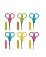 Canpol Ножницы безопасные в чехле, 1 шт, цвет в ассортименте, 0+ мес, арт. 2/809 фото