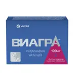 Виагра, 100 мг, таблетки, покрытые пленочной оболочкой, 2 шт. фото 1