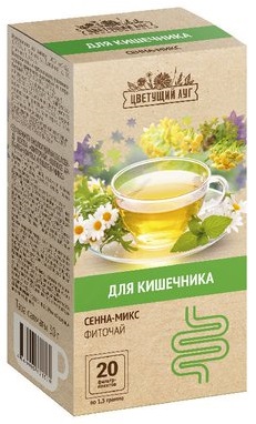 Цветущий луг Фитал 4 сенна-микс для кишеника, фиточай, 1.5 г, 20 шт. фото