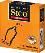 Презервативы Sico XXL, презерватив, 3 шт, увеличенного размера фото