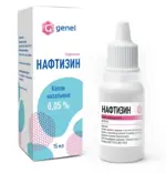Нафтизин, 0.05%, капли назальные, 15 мл, 1 шт. фото