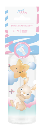 Lubby Бутылочка с силиконовой соской, 0+ мес, 250 мл, 1 шт, арт. 16401 фото