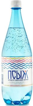 Псыж Вода минеральная газированная, вода минеральная, 1 л, 1 шт. фото