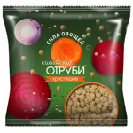 Отруби Сибирские хрустящие Сила овощей, гранулы, 100 г, 1 шт. фото 