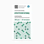 Ипратропия бромид, 20 мкг/доза, аэрозоль для ингаляций дозированный, 1 шт, 200 доз фото
