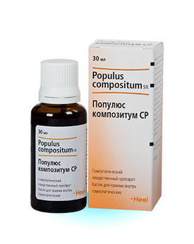 Популюс композитум СР, капли для приема внутрь гомеопатические, 30 мл, 1 шт. фото