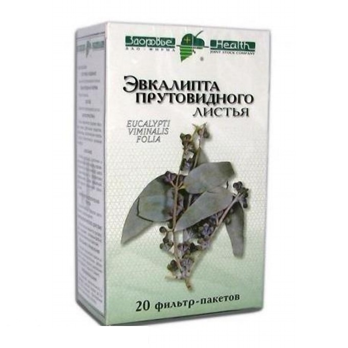 Эвкалипта прутовидного листья, сырье растительное-порошок, 1.5 г, 20 шт. фото