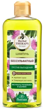 Herbal Therapy Шампунь бессульфатный против выпадения волос, шампунь, 400 мл, 1 шт, арт. Ф-738 фото