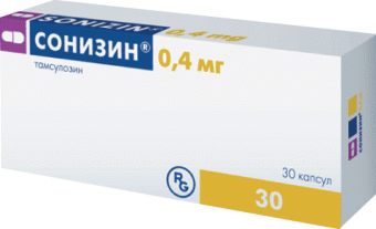 Сонизин, 0.4 мг, капсулы с модифицированным высвобождением, 30 шт. фото