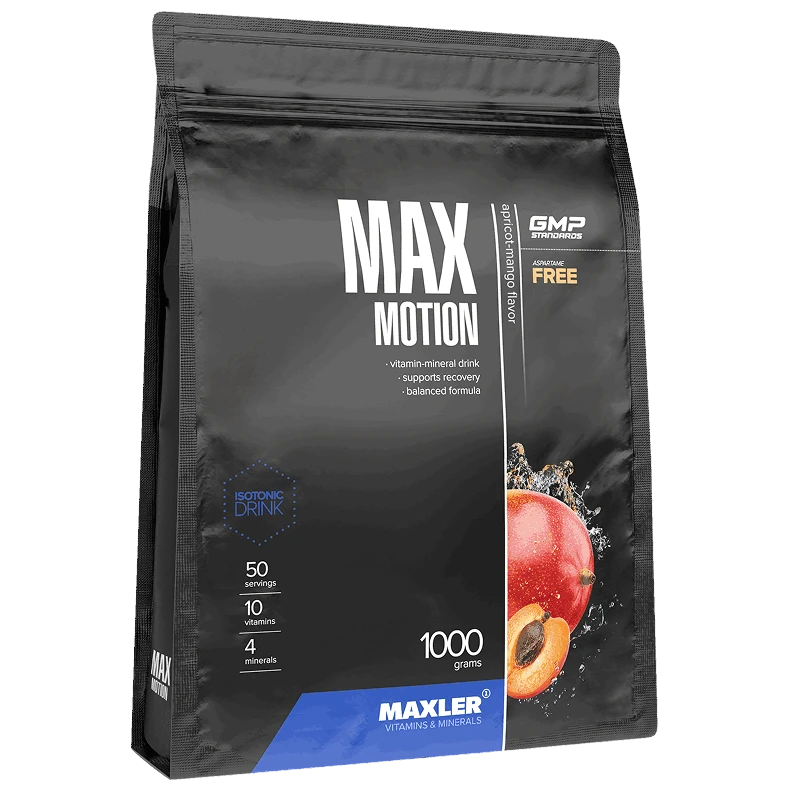 Maxler Max Motion Изотоник, порошок, 1000 г, 1 шт, абрикос + манго фото