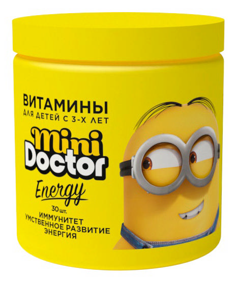 Mini Doctor Energy, пастилки жевательные, 30 шт. фото