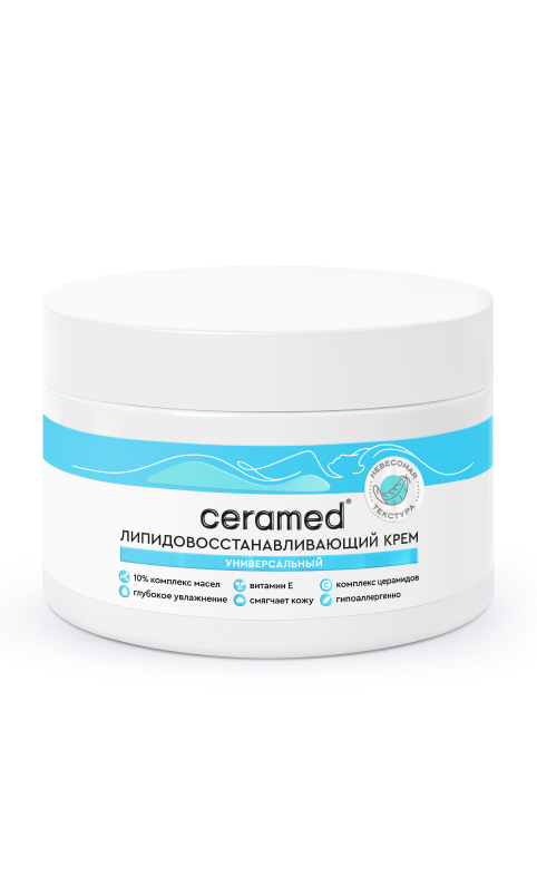 Ceramed Крем липидо-восстанавливающий универсальный, крем, 300 мл, 1 шт. фото