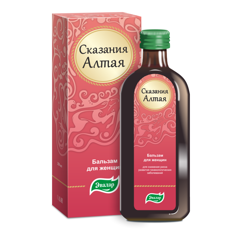 Сказания Алтая бальзам для женщин, бальзам для приема внутрь, 250 мл, 1 шт. фото