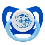 Мама Тама Соска-пустышка классическая латексная Матроскин, 1 шт, синего цвета, 6+ мес, арт. МТ/021 фото