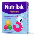 Nutrilak Premium 3 Сухой молочный напиток, 12+ мес, смесь молочная сухая, 350 г, 1 шт. фото 