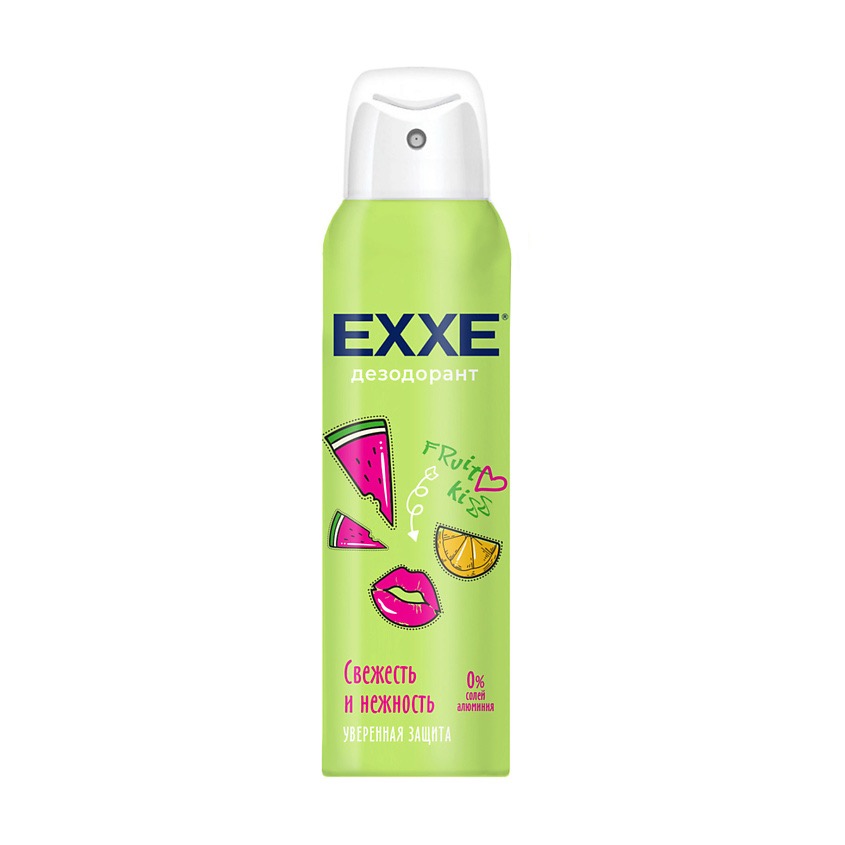 EXXE Fruit kiss Дезодорант Свежесть и нежность, аэрозоль, 150 мл, 1 шт. фото