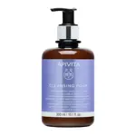 Apivita Пенка очищающая для лица и глаз с оливой, лавандой и прополисом, пенка для умывания, 300 мл, 1 шт. фото 