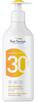 Sun Season Флюид солнцезащитный, 140 мл, 1 шт, SPF 30 фото 