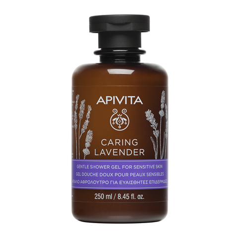 Apivita Гель для душа Лавандовый уход, гель для душа, 250 мл, 1 шт. фото