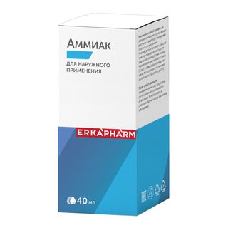 Эркафарм Аммиак косметический, раствор для наружного применения, 40 мл, 1 шт. фото