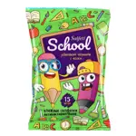Salfeti School Влажные салфетки, салфетки гигиенические, 15 шт. фото
