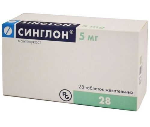 Синглон, 5 мг, таблетки жевательные, 28 шт. фото