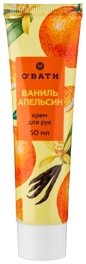 Obath Крем для рук Ваниль-Апельсин, крем, 50 мл, 1 шт. фото