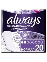 Always normal Прокладки Незаметная защита ежедневные, прокладки гигиенические, 20 шт, ароматизированные фото