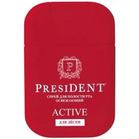 PresiDENT Active Спрей для полости рта, спрей, 15 мл, 1 шт, морозные ягоды, для десен фото