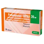 Рабепразол - КРКА, 20 мг, таблетки, покрытые кишечнорастворимой оболочкой, 28 шт. фото