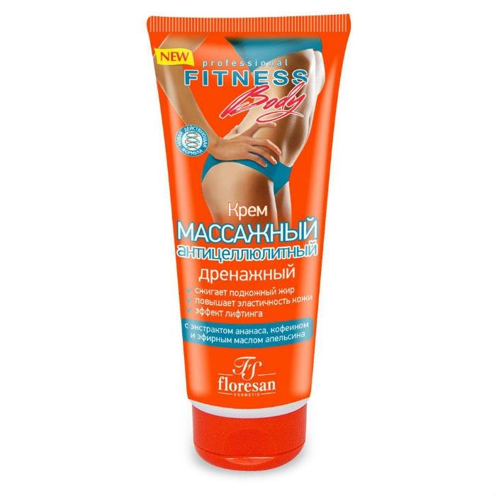 Floresan Фитнес Body крем массажный дренажный антицеллюлитный, крем, 200 г, 1 шт, Ф-57 фото