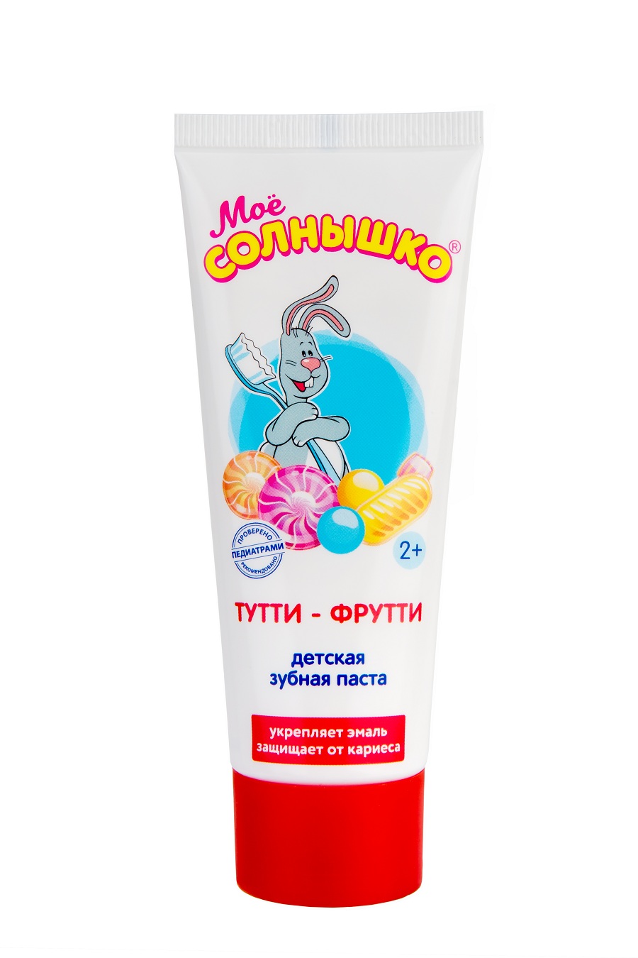 Мое солнышко Зубная паста детская, паста зубная, 100 мл, 1 шт, тутти-фрутти фото