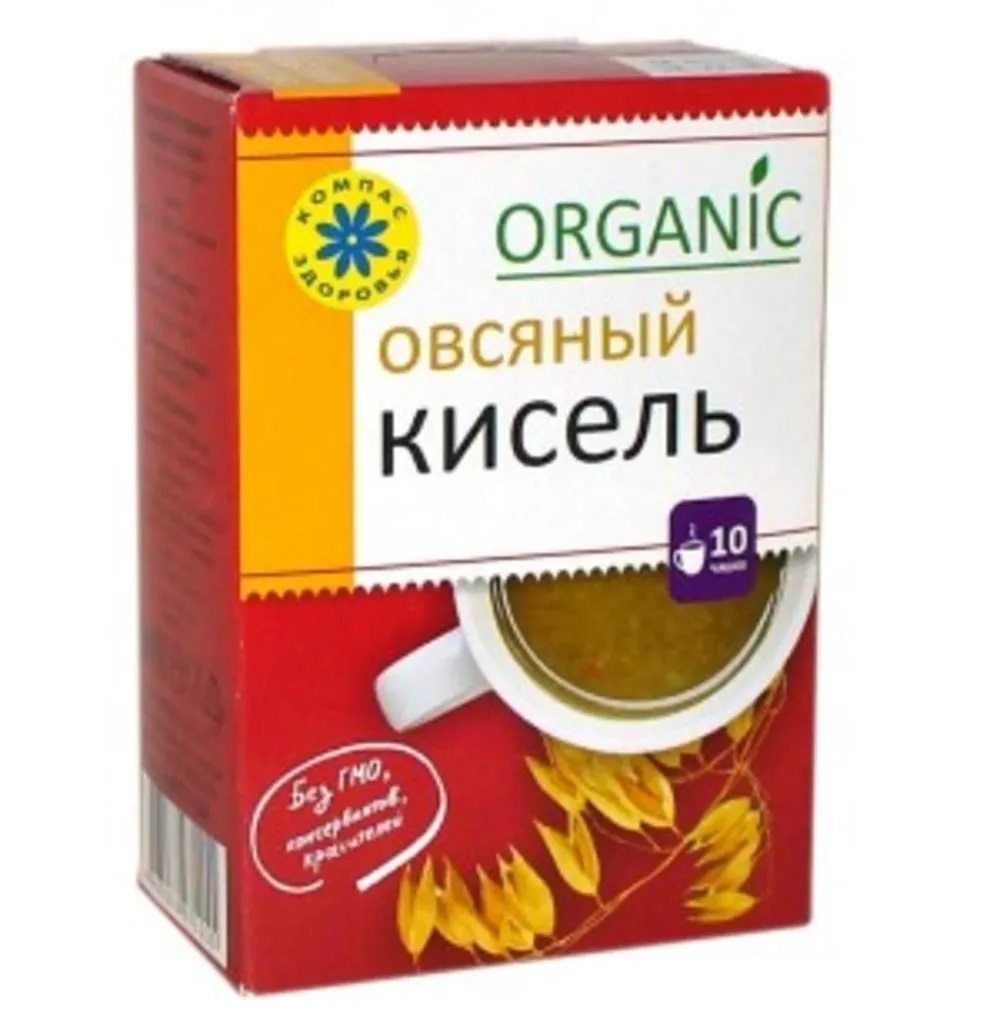 Компас здоровья Кисель овсяно-льняной, 150 г, 1 шт, овсяный фото